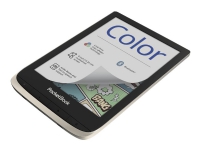 PocketBook Color - eBook-leser - Linux 3.10.65 - 16 GB - 6 E Ink Kaleido (1448 x 1072) - berøringsskjerm - microSD-spor - Bluetooth, Wi-Fi - månesølv
