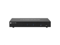 TECHly 2-Port DisplayPort1.2 Dual-Monitor KVM Switch - KVM / lyd / USB-svitsj - 2 x KVM/lyd - 1 lokalbruker - stasjonær