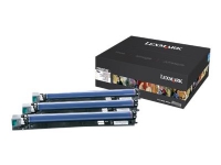 Lexmark - 3-pack - farge (cyan, magenta, gul) - fotoledersett LCCP - for Lexmark C950, X950, X952, X954, XS950, XS955