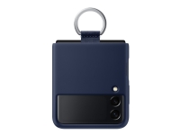 Samsung EF-PF711 - Baksidedeksel for mobiltelefon - silikon - marineblå - for Galaxy Z Flip3 5G
