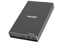 External Dual M.2 SSD enclosure, USB 3.1 Gen 2, USB-C, 10 Gbps, black