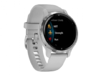 Garmin Venu 2S - 40 mm - disgrå - sportsur med bånd - silikon - mist gray - håndleddstørrelse: 110-175 mm - display 1.1 - Bluetooth, Wi-Fi, ANT+ - 38.2 g