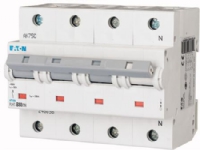 EATON Automatsikring, 4 Polet, 80A, C-Karakteristik, 20 kA, 400 V, bredde 6 moduler
