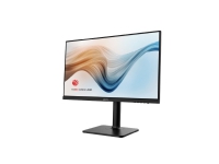 MSI Modern MD241PDE - LED-skjerm - 23.8 - 1920 x 1080 Full HD (1080p) @ 75 Hz - IPS - 250 cd/m² - 1000:1 - 5 ms - HDMI, USB-C - høyttalere - svart