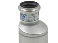 Blücher exec.overg.50-82mm - m.O-ring. AISI 316L.Syrefast stål