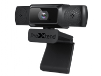 ProXtend X502 Full HD PRO - Webkamera - farge - 1920 x 1080 piksler (30fps) - lyd - USB - Sorter