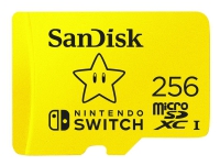SanDisk Nintendo Switch - Flashminnekort - 256 GB - Video Class V30 / UHS-I U3 - microSDXC UHS-I - for Nintendo Switch