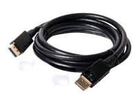 Club 3D - DisplayPort-kabel - DisplayPort (hann) til DisplayPort (hann) - DisplayPort 1.4 - 2 m - svart