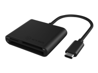 RaidSonic ICY BOX IB-CR301-C3 - Kortleser (SD, CF, SDHC, microSDHC, SDXC, microSDXC, SDXC UHS-I, microSDXC UHS-I) - USB-C 3.0