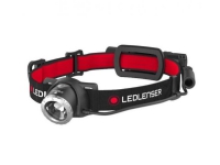 Led Lenser H8R, Hodebåndslommelykt, Svart, Rød, IPX4, LED, 1 lamper, 250 lm