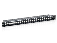 Equip 769224, Cat6, Svart, Rackmontering, 1U, 44 mm, 483 mm