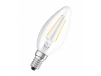 OSRAM CLASSIC - LED-lyspære - form: B37 - klar finish - E14 - 4 W (ekvivalent 37 W) - klasse A++ - varmt hvitt lys - 2700 K
