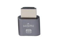 MicroConnect - Dummyplugg - HDMI male - grå