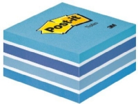 Kubusblok Post-it Notes 76x76 mm pastelblå