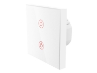 Hama WiFi Touch Wall Switch - Lysbryter - trådløs - 2.4 Ghz - hvit