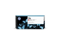 HP 746 300-ml Chromatic Red DesignJet Ink Cartridge, Pigmentbasert blekk, 300 ml, 1 stykker