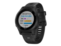 Garmin Forerunner 45 - Svart - smartklokke med bånd - silikon - svart - båndbredde: L - display 1.04 - Bluetooth, ANT+ - 36 g