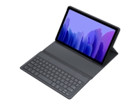 Samsung EF-DT500 - Tastatur og folioveske - trådløs - Bluetooth 4.2 - grå - for Galaxy Tab A7