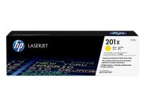 HP 201X High Yield Yellow Original LaserJet Toner Cartridge, 2300 sider, Gult, 1 stykker