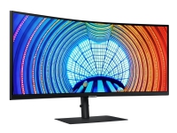 Samsung S34A650UXU - S65UA Series - LED-skjerm - kurvet - 34 - 3440 x 1440 UWQHD @ 100 Hz - VA - 300 cd/m² - 4000:1 - HDR10 - 5 ms - HDMI, DisplayPort, USB-C - svart