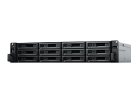 Synology RackStation RS3621RPxs - NAS-server - 12 brønner - kan monteres i rack - SATA 6Gb/s - RAID 0, 1, 5, 6, 10, JBOD, 5 hot spare, 6 hot spare, 10 hot spare, 1 aktiv reservedel, RAID F1, F1 driftsklar reservedel - RAM 8 GB - Gigabit Ethernet - iS