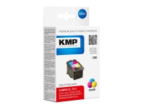 KMP C80 - 13 ml - farge (cyan, magenta, gul) - kompatibel - blekkpatron (alternativ for: Canon CL-513, Canon 2971B001) - for Canon PIXMA MP230, MP252, MP258, MP272, MP280, MP282, MP495, MP499, MX360, MX410, MX420