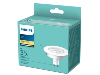 Philips Spot, Innsunket spotlight, GU10, LED, 2700 K, 230 lm, Hvit