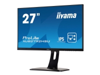 iiyama ProLite XUB2792HSU-B1 - LED-skjerm - 27 - 1920 x 1080 Full HD (1080p) @ 75 Hz - IPS - 250 cd/m² - 1000:1 - 4 ms - HDMI, VGA, DisplayPort - høyttalere - svart