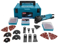 Makita TM3010CX2J, skjæring / kapping, Polering, Rasping, Sliping, Saging, Skraping, Svart, Blå, 6000 OPM, 20000 OPM, 1,6°, AC