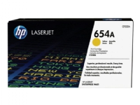 HP 654A - Gul - original - LaserJet - tonerpatron (CF332A) - for Color LaserJet Enterprise M651dn, M651n, M651xh Color LaserJet Managed M651dnm, M651xhm