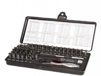 Wiha 7000 SK 65 ESD, 65 stykker, Kors, Flat, 1x Micro-bit 28 mm (40600) , Slotted: 0,8 , Bit length: 28 1x Micro-bit 28 mm (40601) , Slotted:...