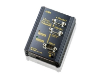 ATEN VS102-AT-G, VGA, 2x VGA, 1920 x 1400 piksler, Sort, 65 m, 250 MHz