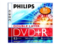 Philips DR8S8J05C - 5 x DVD+R DL - 8.5 GB (240 min) 8x - CD-eske