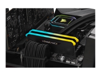 CORSAIR Vengeance RGB RS - DDR4 - sett - 16 GB: 2 x 8 GB - DIMM 288-pin - 3600 MHz / PC4-28800 - CL18 - 1.35 V - ikke-bufret - ikke-ECC - svart