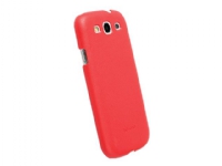 Krusell BioCover - Beskyttende deksel for mobiltelefon - bioplast - rød - for Samsung Galaxy S III
