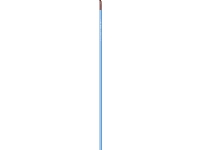 NKT Installationsledning, halogenfri 1x6mm² NOVL sort 450/750V ring, kabeldiameter 5,2mm - (50 meter)