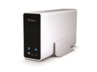 FANTEC mobiRAID X2 - Drevkabinett - 2.5 - SATA 6Gb/s - USB 3.0 - sølv