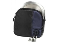 Hama CD Player Bag for Player and 3 CDs, black/blue, Svart, Nylon