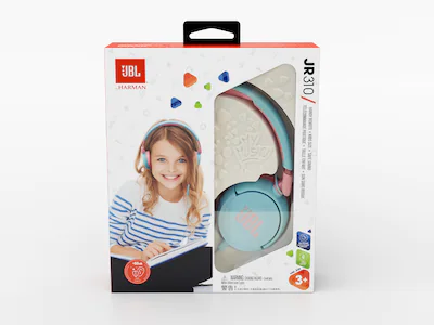 JBL Kids kablede hodetelefoner (blå)