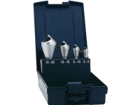 Exact 05426 Tværhulsforsænker-sæt 4 dele 10 mm, 14 mm, 21 mm, 28 mm HSS-E Cylinderskaft 1 Set