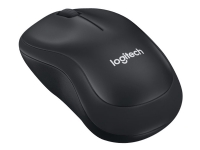 Logitech B220 Silent - Mus - optisk - 3 knapper - trådløs - 2.4 GHz - USB trådløs mottaker