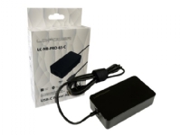 LC Power LC-NB-PRO-65-C - Strømadapter - AC 110-240 V - 65 watt - svart