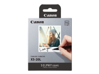 Canon XS-20L - Farge (cyan, magenta, gul) - skrivebåndskassett og papirsett - for SELPHY Square QX10