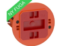 LAURITZ KNUDSEN FUGA Air Slim forfradåse 1 modul, orange.