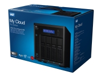 WD My Cloud PR4100 WDBNFA0160KBK - NAS-server - 4 brønner - 16 TB - HDD 4 TB x 4 - RAID 0, 1, 5, 10, JBOD - RAM 4 GB - Gigabit Ethernet