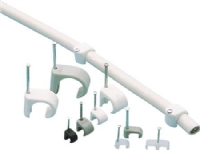 SCHNEIDER ELECTRIC Clips rund TC 2-3mm klar, Ø1,2/15/11mm søm i hærdet og el-forzinket stål - (100 stk.)