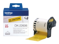 Brother DK-22606 - Gul - Rull (6,2 cm x 15,2 m) film - for Brother QL-1050, 1060, 500, 550, 560, 570, 580, 600, 650, 700, 710, 720, 820