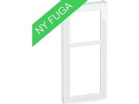LAURITZ KNUDSEN FUGA PURE designramme glas 2,5 modul, hvid.