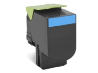 Lexmark 702C - Cyan - original - tonerpatron LCCP, LRP - for Lexmark CS310dn, CS310n, CS410dn, CS410dtn, CS410n, CS510de, CS510dte