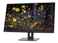 Lenovo ThinkVision E27q-20 - LED-skjerm - 27 - 2560 x 1440 QHD @ 75 Hz - IPS - 350 cd/m² - 1000:1 - 4 ms - HDMI, DisplayPort - høyttalere - ravnsort